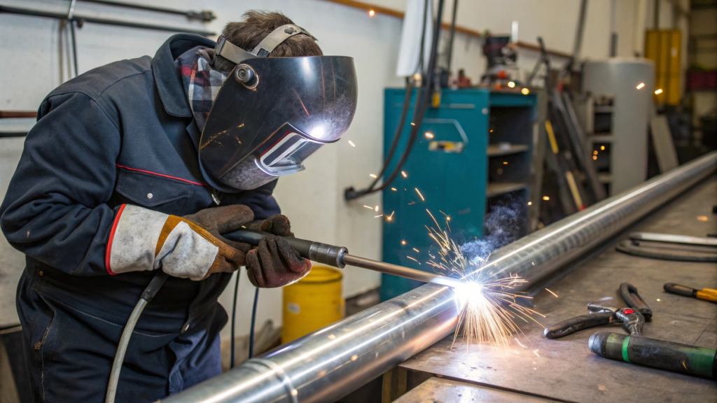 A close-up shot of a flawlessly machined aluminum component, reflecting light and showing its perfect surface finish.